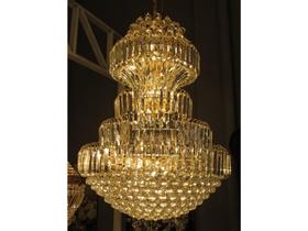 Lustre Moderno Dourado Rico Pingentes Cristais Formosa Lustre Moderno Dourado Rico Pingentes Cristais Formosa