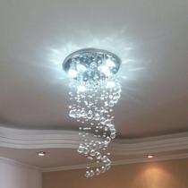 Lustre No Modelo Espiral Para Vão de Escada/Sala, Com 1,20M de Altura.
