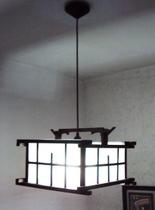 Lustre oriental luminária rustico de madeira artesanal sala quarto restaurante hotel pousada decoração