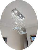 Lustre Para Mesa De Jantar Em Cristais K9 De 30mm Lustre Para Mesa De Jantar Em Cristais K9 De 30mm