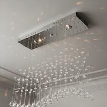 Lustre Para Sala, Cozinha, Sala De Jantar Cristal Base 20x70 Lustre Para Sala, Cozinha, Sala De Jantar Cristal Base 20x70
