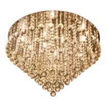 Lustre para sala De Cristal Legítimo Redondo 60cm Diâmetro