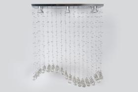 Lustre para sala de jantar,com 70cm de altura,80 esferas de cristais asfour legítimos de 30mm