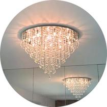 Lustre para sala,mesa jantar,quarto,de 70cmx50cm Altura +12 Leds Com Cristais Legítimo Lustre para sala,mesa jantar,quarto,de 70cmx50cm Altura +12 Leds Com Cristais Legítimo