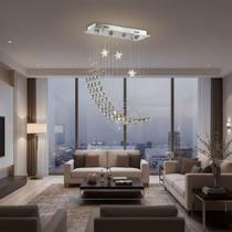 Lustre Para Sala, Quarto, Cozinha Em Cristal K9 Base 18x70