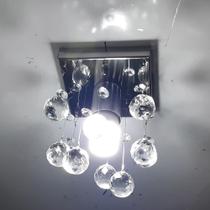 Lustre Para Sala Quarto De Cristal Legítimo K9 Com 17 Cm De Alt