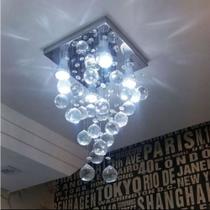 Lustre para sala, quarto, hall, sala de jantar, cozinha em Cristal K9 Base 20x20