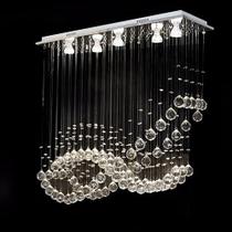 Lustre para sala,quarto,hall,sala de jantar, cozinha em Cristal K9 Base 20x70