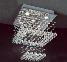 Lustre para sala, quarto, hall, sala de jantar, cozinha em Cristal k9 Base 42x42