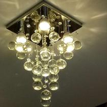 Lustre para sala, quarto, hall, sala de jantar, cozinha, Escritório em Cristal K9 Base 20x20
