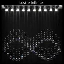 Lustre para sala, quarto, hall, sala de jantar em Cristal Legitimo Base 18x100