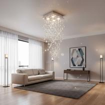Lustre Para Sala, Quarto, Sala De Jantar, Cozinha,cristal K9