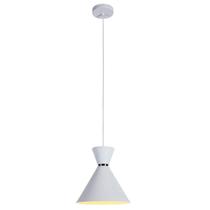 Lustre Pendente 1 Foco 40W HM031GR Set Bella Iluminação Branco/Nickel