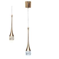 Lustre Pendente 3 em 1 Cristal Gota Moderno Iluminaçao Casa Quarto Cabeceira Sala de Estar Ambiente Residencial Comercial Luxo