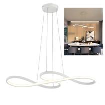 Lustre Pendente 3 em 1 LED Arco Infinito Hall de Entrada Recepçao Hotel Restaurante Sala de Jantar Iluminaçao Residencial Comercial Luxo Decoraçao Lustre Pendente 3 em 1 LED Arco Infinito Hall de Entrada Recepçao Hotel Restaurante Sala de Jantar Iluminaçao Residencial Comercial Luxo Decoraçao