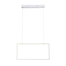 Lustre Pendente 30cm 60cm 2cm 1X32W 3000k 1810LM Tec Bella Iluminação Branco Lustre Pendente 30cm 60cm 2cm 1X32W 3000k 1810LM Tec Bella Iluminação Branco
