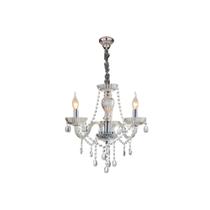 Lustre Pendente 3XE14 Cristal - HEVVY SL-5834/H3 CLEAR