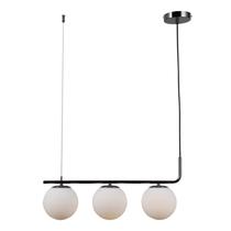 Lustre Pendente 60x15x27cm 3 Lâmpadas E27 Petit Bella Iluminação