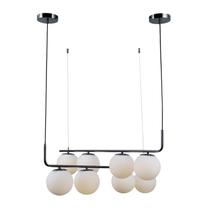 Lustre Pendente 90x28cm 8 Lâmpadas E27 40W Petit Bella Iluminação
