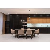 Lustre Pendente 92x29x53cm 4 Lâmpadas G9 100w Bambu Bella Iluminação