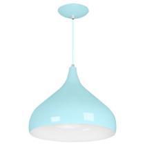 Lustre Pendente Aladim Azul Bebe 31cm Lustre Pendente Aladim Azul Bebe 31cm