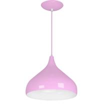 Lustre Pendente Aladim Rosa 24cm