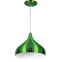 Lustre Pendente Aladim Verde 24cm