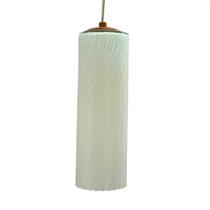 Lustre Pendente Anne Rigato Leitoso E27 Bivolt Taschibra Lustre Pendente Anne Rigato Leitoso E27 Bivolt Taschibra