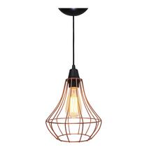 Lustre Pendente Aramado Castle Moderno 22x20cm Bivolt Lustre Pendente Aramado Castle Moderno 22x20cm Bivolt