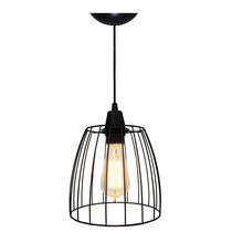 Lustre Pendente Aramado Cor Bivolt 18x19cm Estilo Minimalist Lustre Pendente Aramado Cor Bivolt 18x19cm Estilo Minimalist