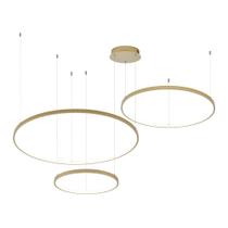 Lustre Pendente Astraled Bevis PL-9733 Dourado Led Bivolt Lustre Pendente Astraled Bevis PL-9733 Dourado Led Bivolt