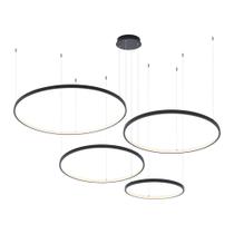 Lustre Pendente Astraled Bevis PL-9735 Preto Led Bivolt Lustre Pendente Astraled Bevis PL-9735 Preto Led Bivolt