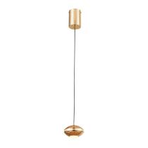 Lustre Pendente Astraled Intercrus Pt-9134 Dourado Brilho Led Bivolt Lustre Pendente Astraled Intercrus Pt-9134 Dourado Brilho Led Bivolt