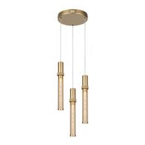 Lustre Pendente Astraled Nyla PT-9144 Dourado Led Bivolt Lustre Pendente Astraled Nyla PT-9144 Dourado Led Bivolt