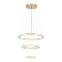 Lustre Pendente Astraled Slaney PL-9747 Dourado Led Bivolt