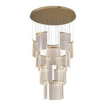 Lustre Pendente Astraled Starlit PL-9851 Dourado Led Bivolt