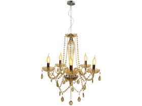 Lustre Pendente Avant Baronesa 5xE14 Vidro Champagne Lustre Pendente Avant Baronesa 5xE14 Vidro Champagne