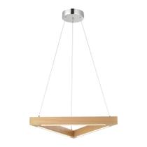 Lustre Pendente Avant Kavas Triangulo 18W 3000k Madeira
