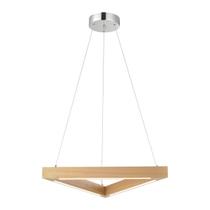 Lustre Pendente Avant Kavas Triangulo 18W 3000k Madeira