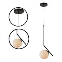 Lustre Pendente Avant Pérola Brinco Mini 1xG45 Preto Fosco Lustre Pendente Avant Pérola Brinco Mini 1xG45 Preto Fosco