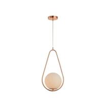 Lustre Pendente Avant Perola Gota 1xG45 Cobre Brilho Lustre Pendente Avant Perola Gota 1xG45 Cobre Brilho