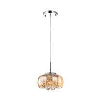 Lustre Pendente Bacia Moderno Lumier Verona 21cm Âmbar G9