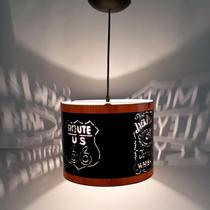 Lustre Pendente Bar - Harley Davidson/jack Daniels/route 66