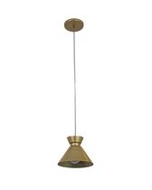 Lustre Pendente Bell Cone Industrial Dourado 707 Lustre Pendente Bell Cone Industrial Dourado 707