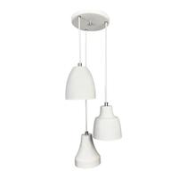 Lustre Pendente Bell Trio Alumínio 3 Cúpulas E27 Bivolt Lustre Pendente Bell Trio Alumínio 3 Cúpulas E27 Bivolt