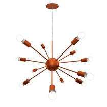 Lustre Pendente Bivolt 12 Braços Sirius WOODS!