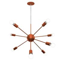 Lustre Pendente Bivolt 8 Lâmpadas Sputnik WOODS!