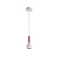 Lustre Pendente Bivolt Pituco Bella Iluminação Branco/Rose Gold Lustre Pendente Bivolt Pituco Bella Iluminação Branco/Rose Gold