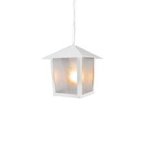 Lustre Pendente Blumenau Colonial Nina Quadrado Vidro Pontilhado E27 Bivolt