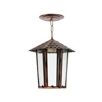 Lustre Pendente Blumenau Colonial Sextavado Vidro Liso Cobre E27 Bivolt Cobre Lustre Pendente Blumenau Colonial Sextavado Vidro Liso Cobre E27 Bivolt Cobre